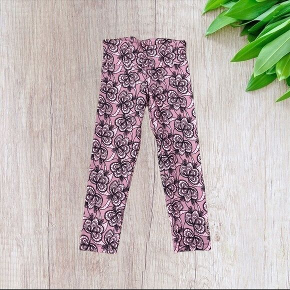 Uniquely Lorna Jane Pink Floral Capri Leggings XS - Picture 1 of 2